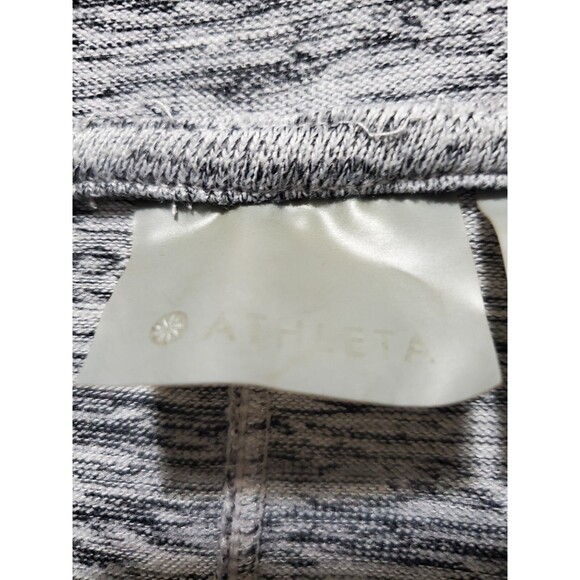 Athleta Gray Blissful Poncho Hoodie 721575 Womens Size Medium Pockets Drawstring - Picture 3 of 9